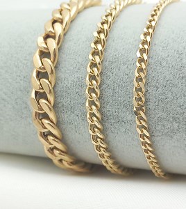 14k Gold Miami Cuban Link Chain Bracelet, Miami Cuban Bracelet for Men and Women, Gold Miami Cuban Necklace,3.2mm 4.5mm 8mm Miami Bracelet - Etsy