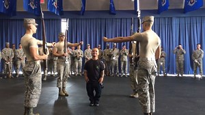 684K views · 5.2K reactions | Pretty crispy and humorous performance from the US Air Force Honor Guard Drill Team with Wee Man from MTV's Jackass in the center. | For the Art | Facebook