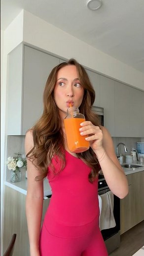 carrot juice recipe! no juicer needed!! 🧡🍊🥕✨ #carrotjuice
