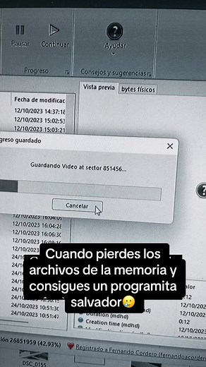 Programa gratuito para recuperar archivos perdidos de memorias