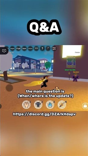 Q&A UPDATE - ANIME FIGHTING SIMULATOR ENDLESS #roblox #fyp #animefightingsimulatorendless