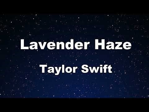 Karaoke♬ Lavender Haze - Taylor Swift 【No Guide Melody】 Instrumental