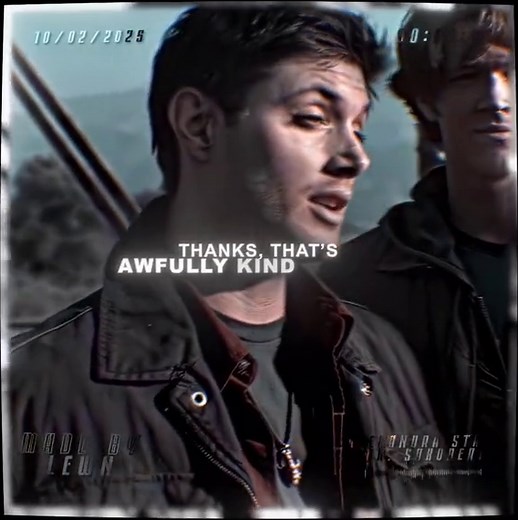 Dean Winchester's Iconic Blue Steel Pose Edit