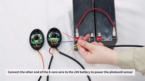 TOPENS TC102 Safety Photocell Infrared Beam Sensor Photoelectric Motion Detector for Automatic Swing Sliding Gate Openers Garage Door Openers Access Control Security Alarm Systems Indoor Outdoor Use