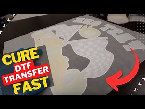 How To Cure DTF TRANSFERS without oven -FAST -(its not what you think) - KING PRINT