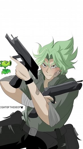 PVZ If Plants are Anime Characters #pvz #plantsvszombies #anime