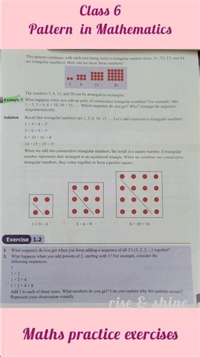 Patterns in Mathematics :class 6