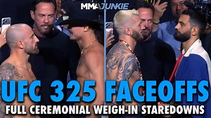 UFC 325 full card final faceoffs: Volkanovski vs. Lopes 2