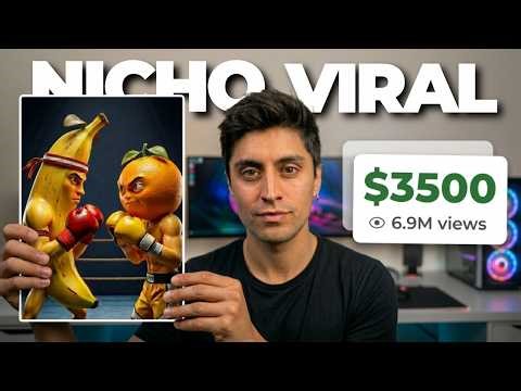 CREA ESTE NICHO de FRUTAS VIRALES con IA (Gratis)!