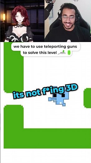 We Got Teleportation Guns 🔫💀 #picopark #funnygaming #coopgame #puzzlegame #gamercouple