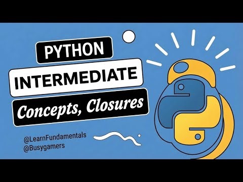 Python Intermediate - Functions Concepts - Closures