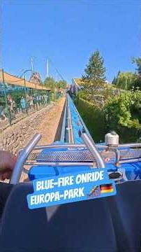Blue-Fire Onride EuropaPark 🎢🇩🇪 #bluefire #rollercoaster #europapark #themepark #viral #ride #fyp