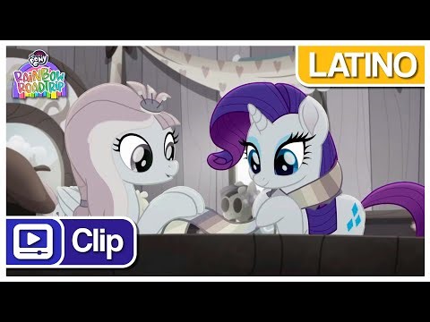 ▷Clip | Rarity conoce a Kerfuffle (En Busca del Arcoíris) | MLP (Especial) [Español Latino] [HD]