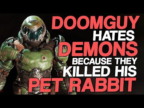 Doomguy Hates Demons Because They Killed His Pet Rabbit (DOOM Eternal vs. Animal Crossing)