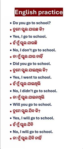 tense chart daily english with sneha