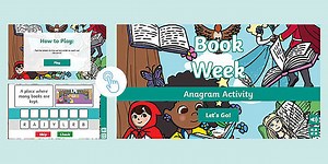 Book Week Go! Interactive Anagram Game