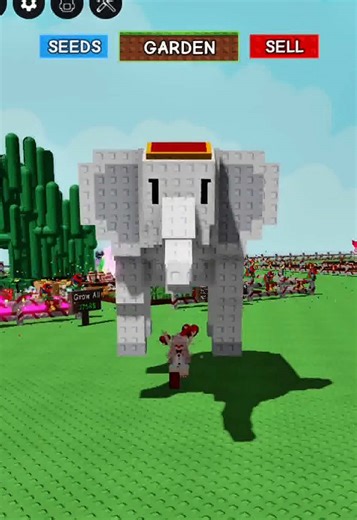 Carnival Elephant in Roblox: Grow a Garden Adventure