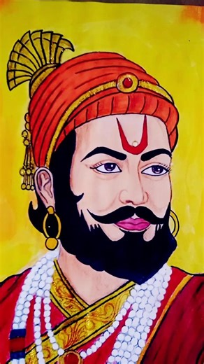🔥🙏Shivaji Maharaj Jayanti🚩Special Drawing#shorts#art#drawing#sketch#artist#shiva drawing#shivjayanti
