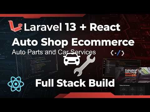 E-Commerce Auto Parts and Car Services Management System Laravel 13 react