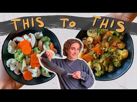 MAKE VEGGIES TASTE BETTER | how I cook healthy vegetables