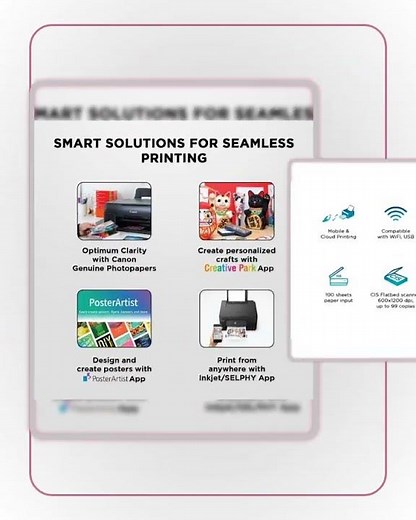 Canon PIXMA E4570 All in One (Print, Scan, Copy) WiFi Ink Efficient Colour Printer with FAX and A...
