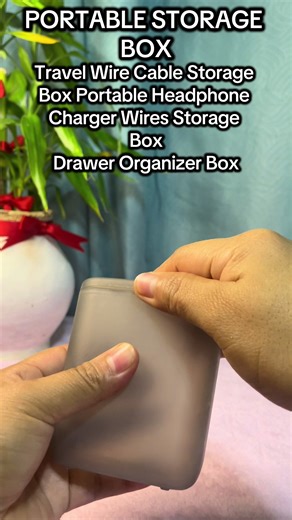 Portable Travel Charger Organizer for Wires and Cables