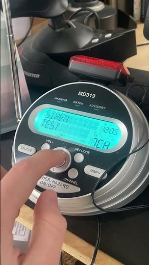 My first weather radio! (MD319) 😁🌦️📻 #weatherradio