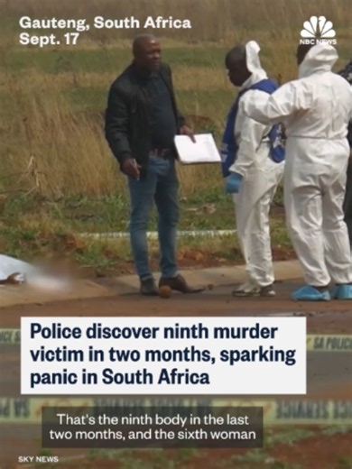 The bodies of nine South African women have been found by police in two months – and the sixth in just a week. Sky's Yousra Elbagir reports on the gruesome discovery and the ensuing panic in a city just east of Johannesburg.
