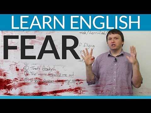Learn English Vocabulary: Talking about FEAR
