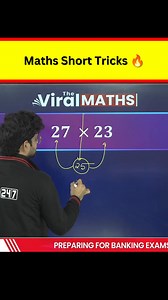 Maths Short Tricks 🔥 . . Follow:- The Viral Maths Reels . . #reels #reelsfb #maths #viralmaths #mathsshorttricks | The Viral Maths Reels