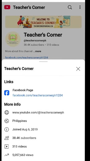 Finally our YouTube Channel has been recovered.. for more complete video lessons subscribe in our UTC https://youtube.com/@teacherscornerph?si=XK85F6EJudX1jS5U