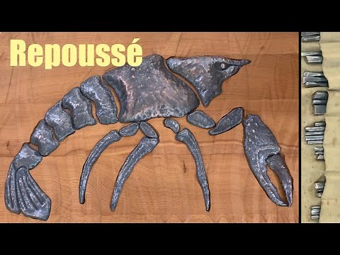 Formed Copper inlay | Repousse Technique