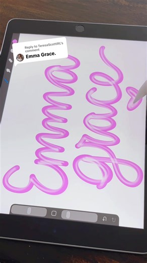 Replying to @TeresaScottIRL Emma Grace ♥️ #writemyname #handwriting