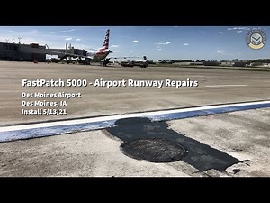 Runway / Tarmac Repairs - Des Moines Airport - FastPatch 5000