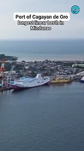 Port of Cagayan de Oro : The longest linear berth in Mindanao🛳️🚢⛴️ & formerly the biggest Passenger Terminal Building in the Country. (can accommodate 3,000 passengers) -Total Berth Length: 1, 398 linear meters -Total Port Area : 288,347.50 square meters or 28.8 Hectare Proposed berth expansion : 700 meters The PORT OF CAGAYAN DE ORO is one of the busiest government port in Northern Mindanao in terms of cargo throughput. Dubbed as the Global Gateway to Mindanao, its strategic location makes it