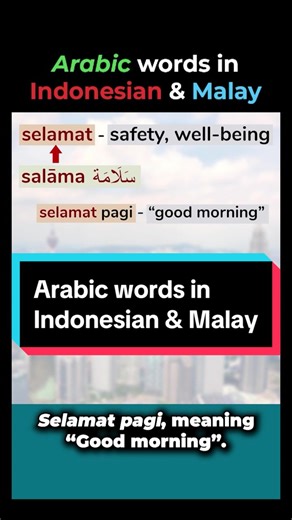 Arabic Words in Indonesian and Malay: Examples, Meanings, and Origins