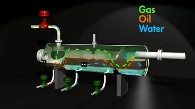 3.9K views · 140 reactions | Three-phase separator in the oil field♨:...