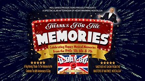 Join us for feel good afternoon mixed with stunning voices, dazzling costumes, tons of good old fashioned fun, and a truly unique atmosphere this April, with 'Neil Sands' Thanks for the Memories'. 🎶🎙 Celebrate with Neil as he brings back more musical memories from the Fabulous 40s, the Rocking 50s, the Swinging 60s and the Sensational 70s, and don't miss the patriotic flag waving finale paying tribute to the veterans of our armed forces and the 80th anniversary of D-Day! 🇬🇧 🎟 More info and 