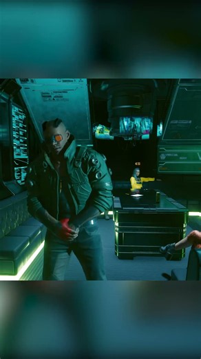 Bro pretended he saw nothing 😂 #Cyberpunk2077 #gaming #bug#glitch #gameplay