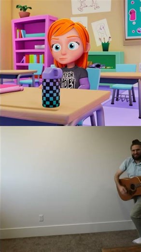 WHATS in Adleys classroom?! crazy MUSiCAL surprise!! 🎸😂