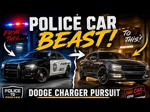 Transforming a Police Charger Into a Street Beast #DodgeCharger#CarMods#Mopar