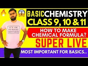 SUPER LIVE CHEMISTRY | HOW TO MAKE FORMULA OF CHEMICAL COMPOUNDS | CBSE 9 & 10