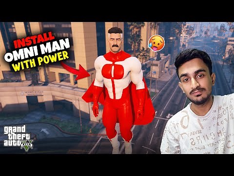 How To Install Omni Man Mod in GTA 5 With Powers | Omni Man Mod in GTA 5 | GTA 5 Mods