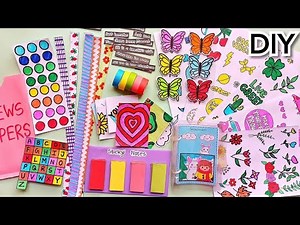 ✨ DIY Journaling Kit | 15 DIY Journal Supplies at Home ✨ #journaling #joirnalingkit #craft #ideas