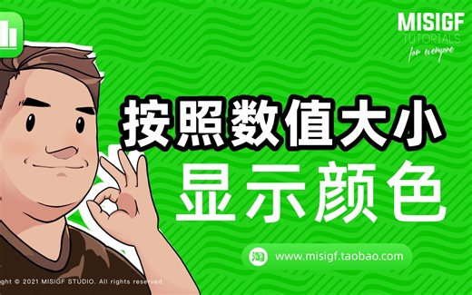 Numbers_按照数值大小显示颜色