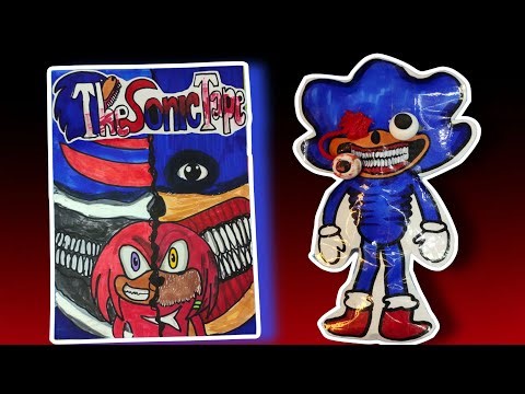 Making SHIN SONIC TAPES HORROR Game Book🎬💀( + Shin Sonic exe Squishy) Full Game.. All Monsters