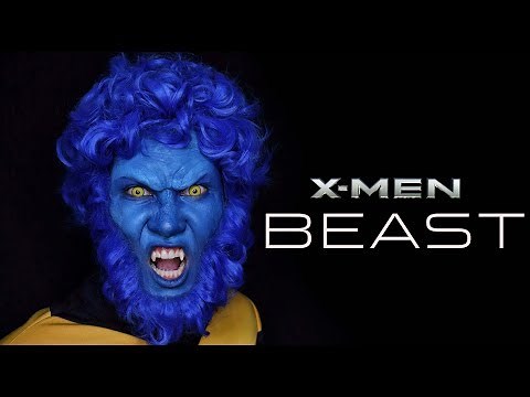 Beast (X-Men) - Makeup Transformation Tutorial
