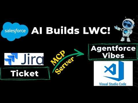 Connect Jira with Salesforce Agentforce using MCP Server | VS Code Agent Auto Build & Deploy LWC