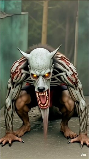 😱 Horrible Werewolf Transformation! | Scary Monster Transformation 🐺🔥 #shorts