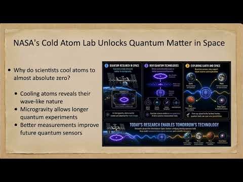 New Discoveries - Lecture 16 - NASA's Cold Atom Lab Unlocks Quantum Matter in Space